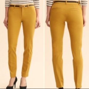 Banana Republic Sloan Fit Mustard Trousers
